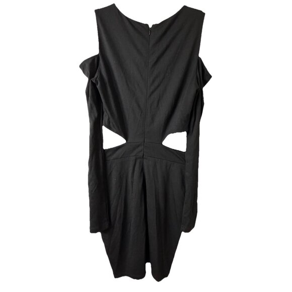 Bobi Los Angeles Mini Dress Bodycon Cutout LBD Date Night Event Women’s XS - Picture 7 of 7